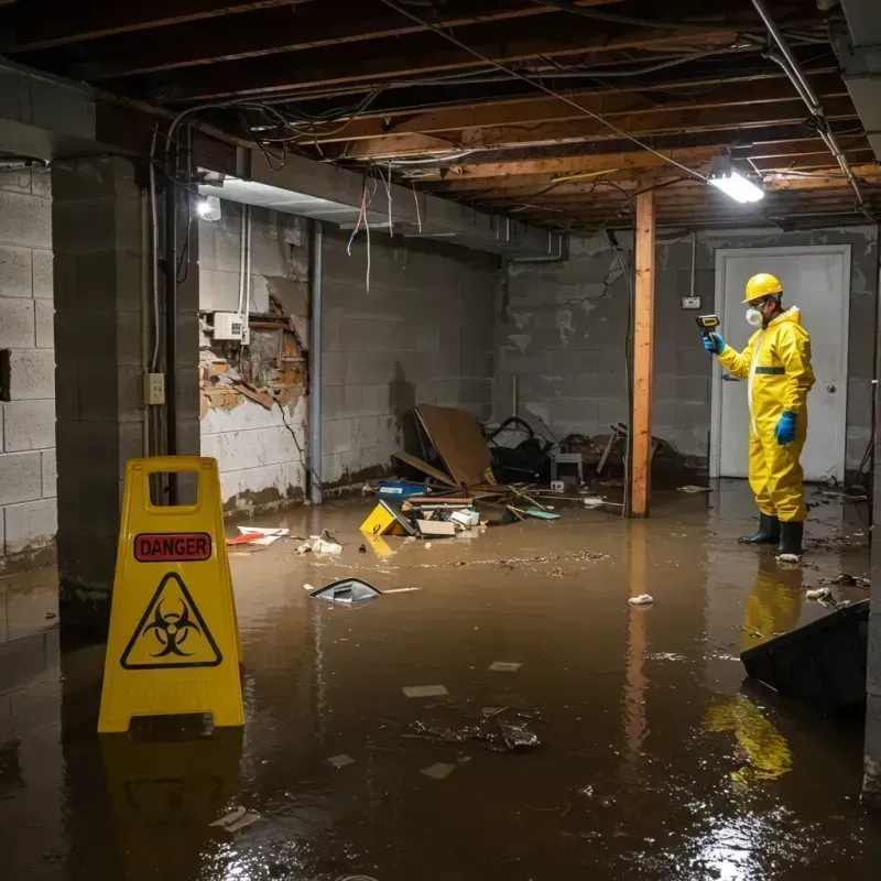 Flooded Basement Electrical Hazard in Hummelstown, PA Property